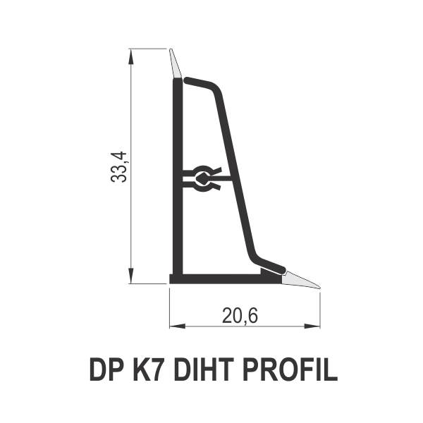 DP K7 diht profili za radne ploče