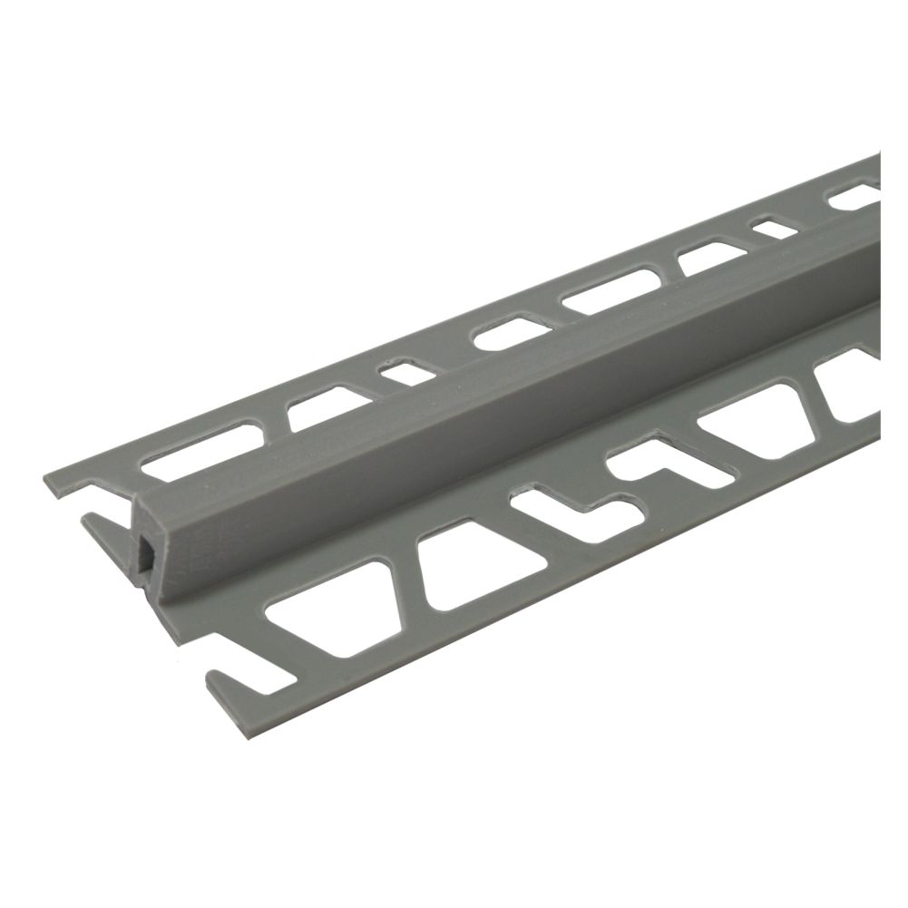 DIL U PVC profil H=15mm-siv AR