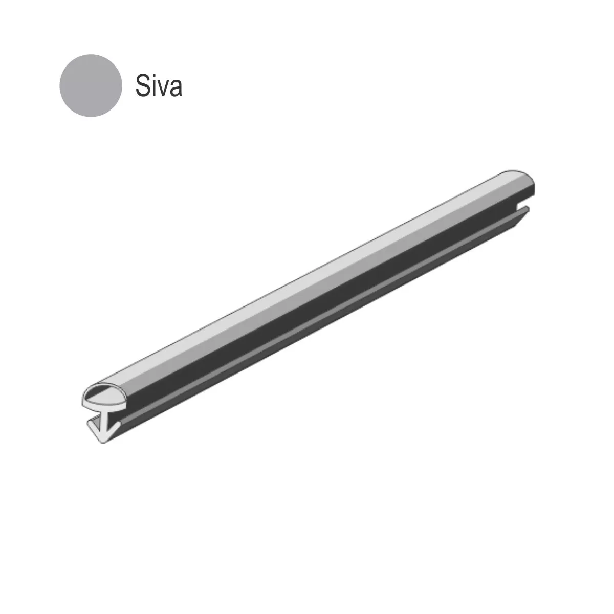 RU U GL-196 guma siva