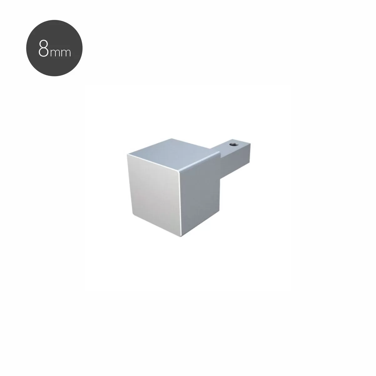 KG Al ger kocka H=10mm SM-čep