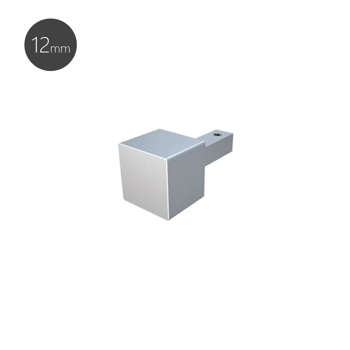 KG Al ger kocka H= 8mm SM-čep