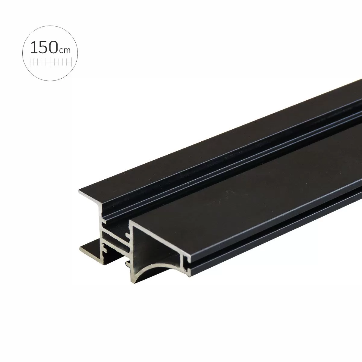 EP-1069 LED profil za front CRNA 1.5m